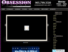 Tablet Screenshot of obsessionmassage.com